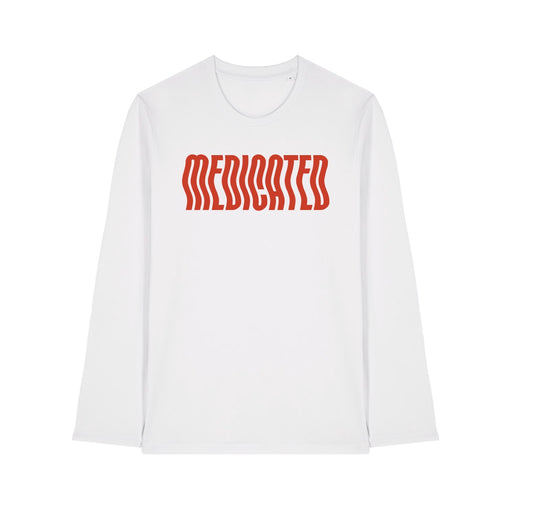MEDICATED print limited edition unisex long sleeve t-shirt
