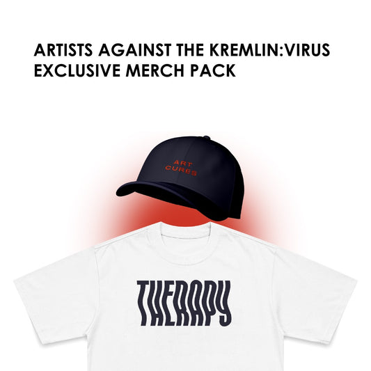 Exclusive merch pack for Artists Against the Kremlin vol.2: Virus