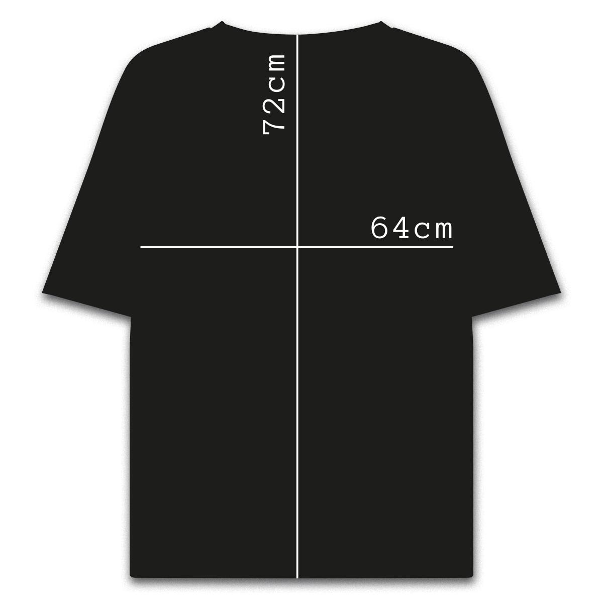 Oversized t-shirt with artisterror "Below the basement" print