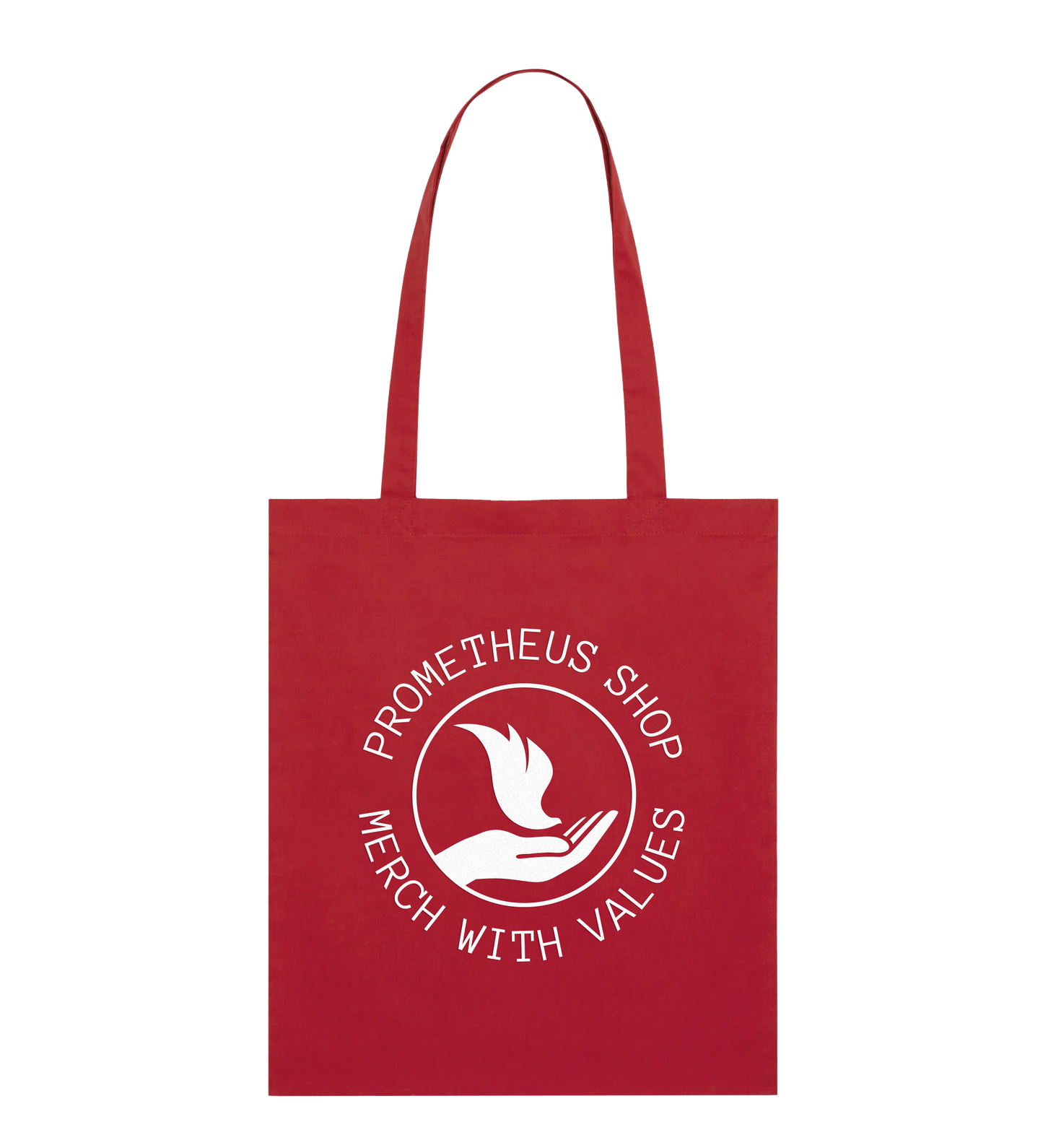 Light tote bag with Prometheus logo