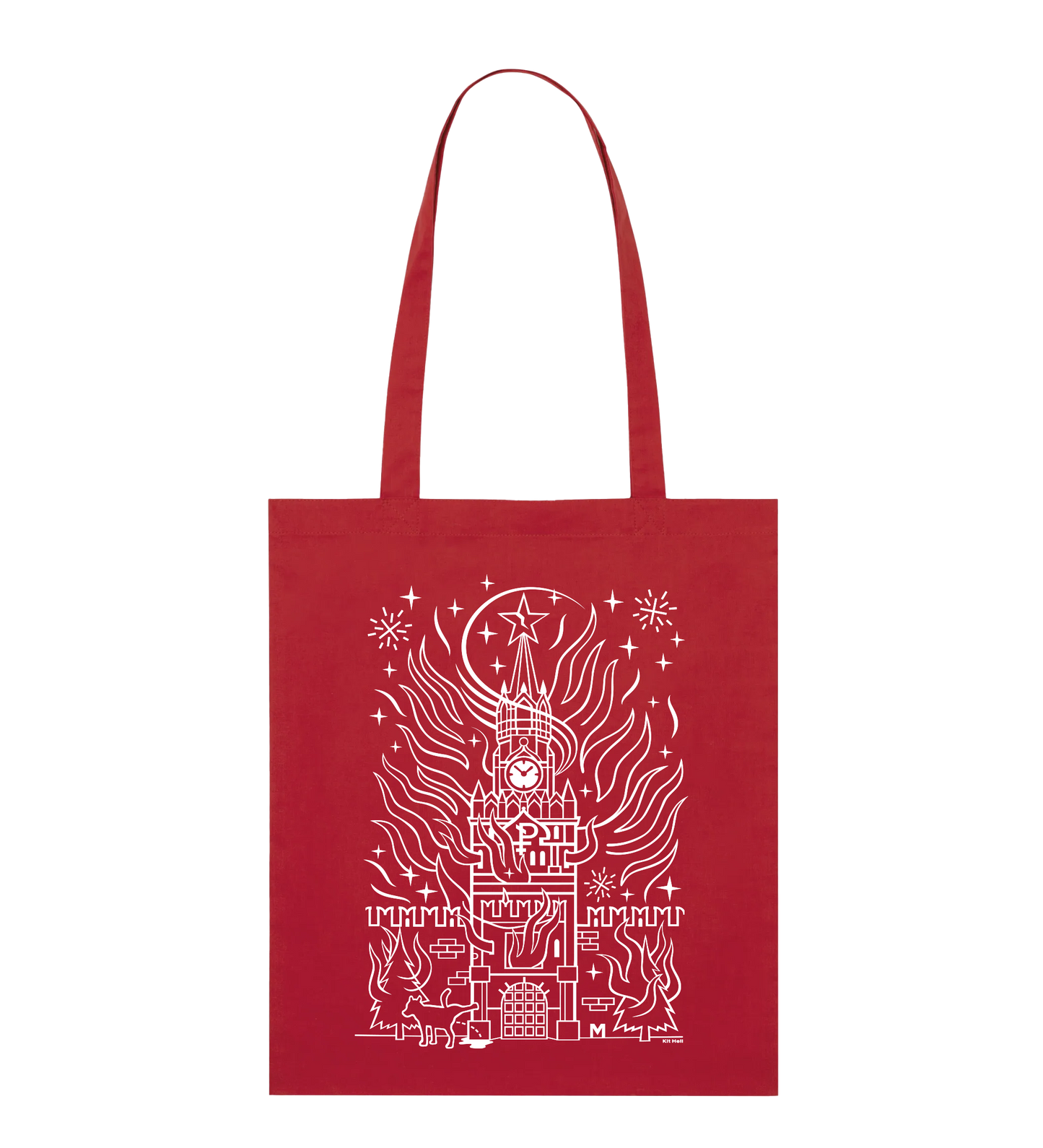 Artists Against the Kremlin x Kit Hell double side printed light tote bag