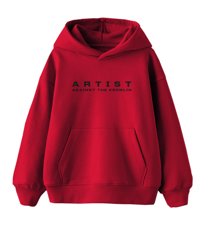 Nadya Raplya x Artist Against the Kremlin limited edition unisex hoodie double side print